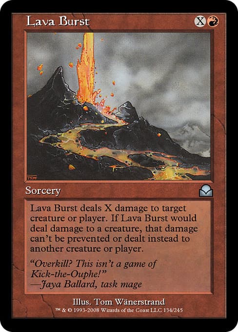 Lava Burst from Masters Edition II (Uncommon)