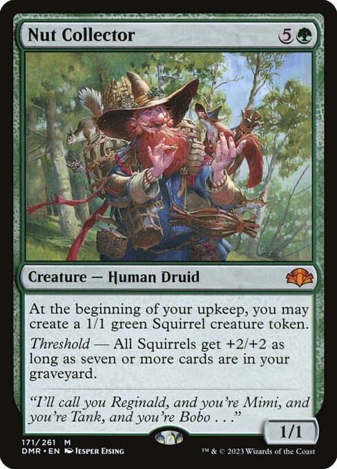 Nut Collector from Dominaria Remastered (Mythic)