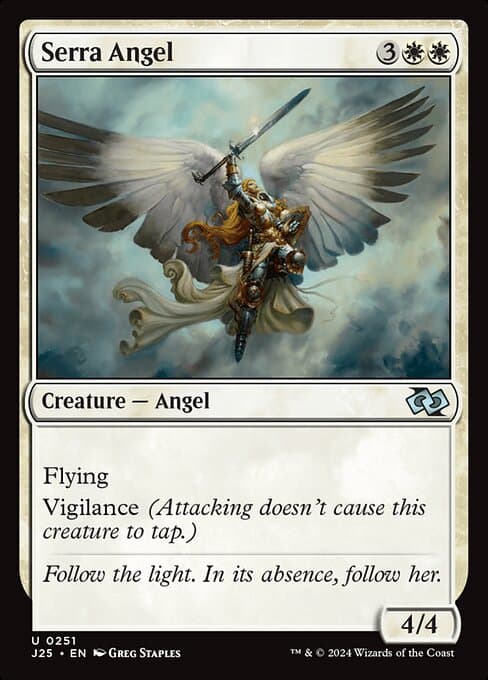 Serra Angel from Foundations Jumpstart (Uncommon)