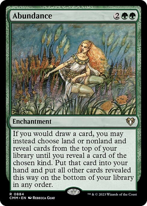 Abundance from Commander Masters (Rare)