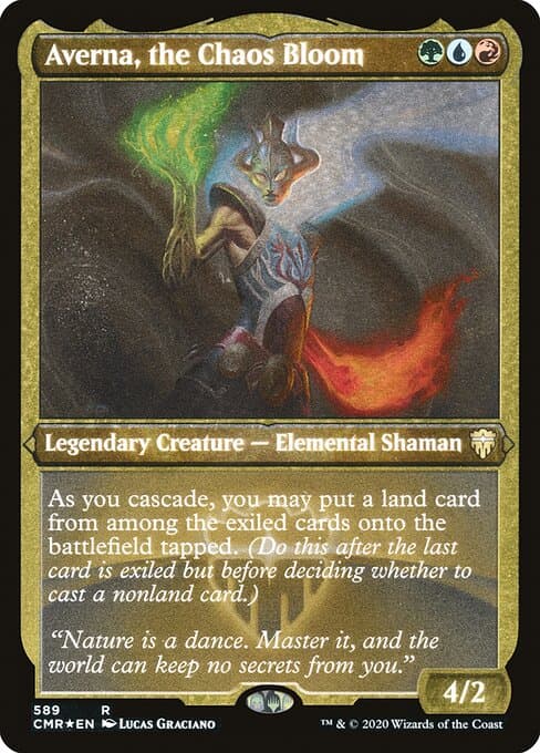 Averna, the Chaos Bloom from Commander Legends (Rare)