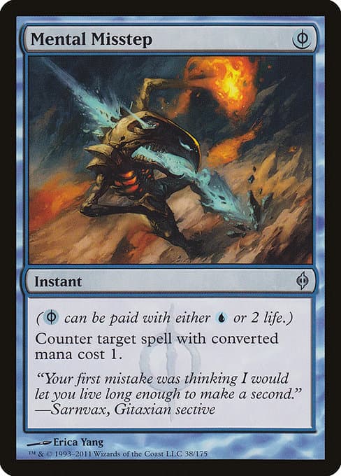 Mental Misstep from New Phyrexia (Uncommon)