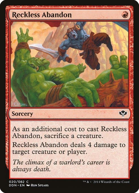 Reckless Abandon from Duel Decks: Speed vs. Cunning (Common)