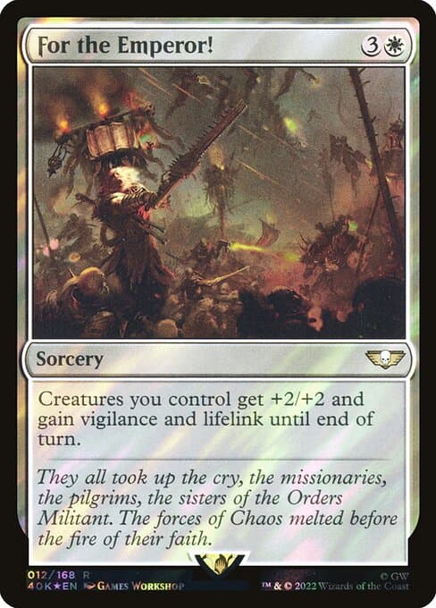 For the Emperor! from Warhammer 40,000 Commander (Rare)