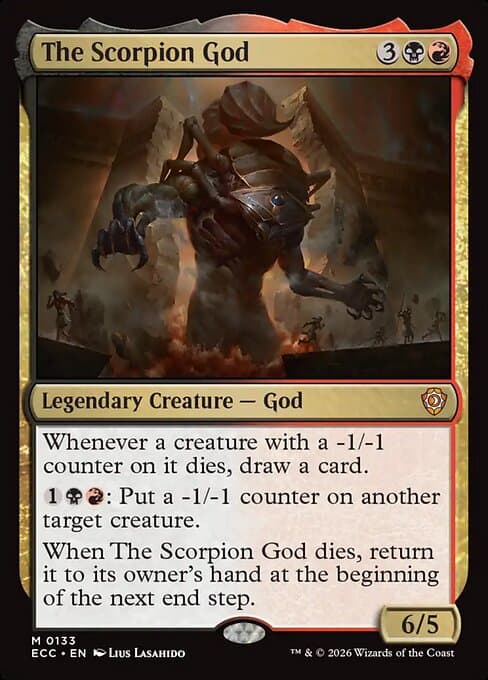 The Scorpion God from Lorwyn Eclipsed Commander (Mythic)