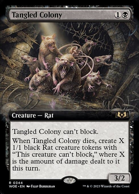 Tangled Colony from Wilds of Eldraine (Rare)