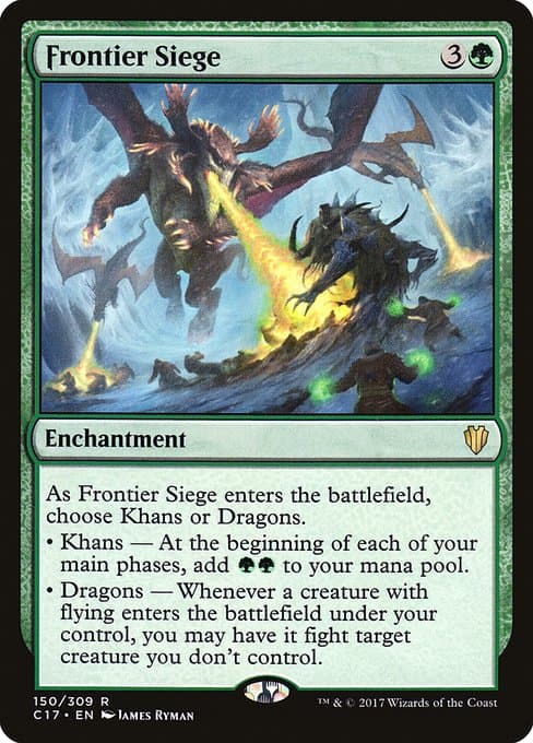 Frontier Siege from Commander 2017 (Rare)