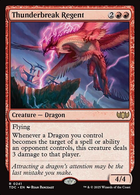 Thunderbreak Regent from Tarkir: Dragonstorm Commander (Rare)