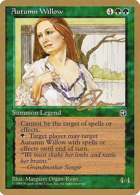 Autumn Willow from Pro Tour Collector Set (Rare)