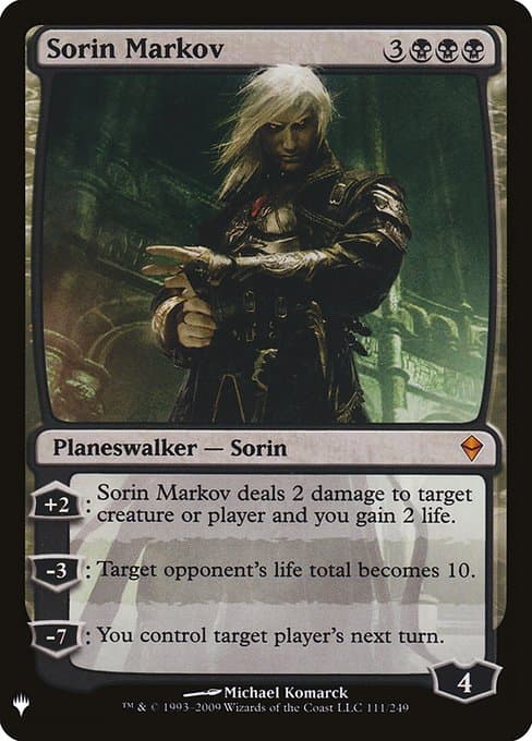 Sorin Markov from The List (Mythic)