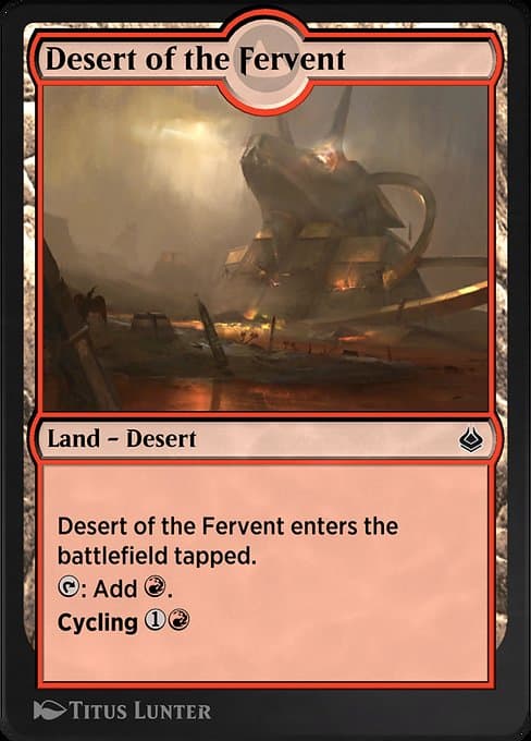 Desert of the Fervent from Amonkhet Remastered (Common)