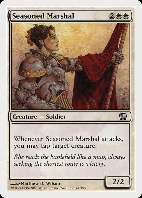 Seasoned Marshal from Eighth Edition (Uncommon)