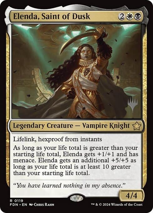 Elenda, Saint of Dusk from Foundations Promos (Rare)