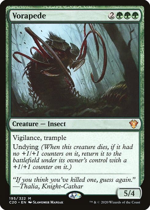 Vorapede from Commander 2020 (Mythic)