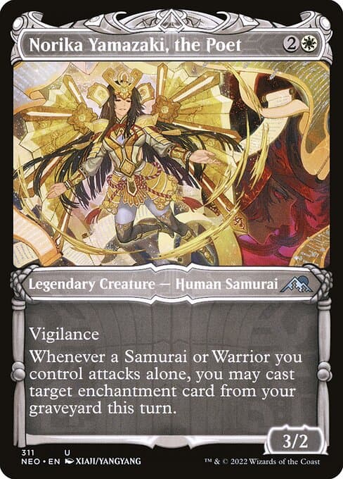 Norika Yamazaki, the Poet from Kamigawa: Neon Dynasty (Uncommon)
