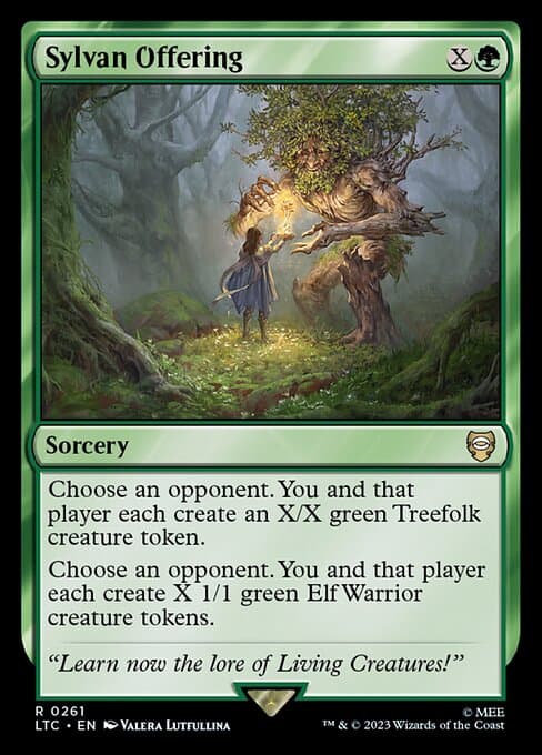 Sylvan Offering from Tales of Middle-earth Commander (Rare)