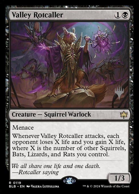 Valley Rotcaller from Bloomburrow Promos (Rare)