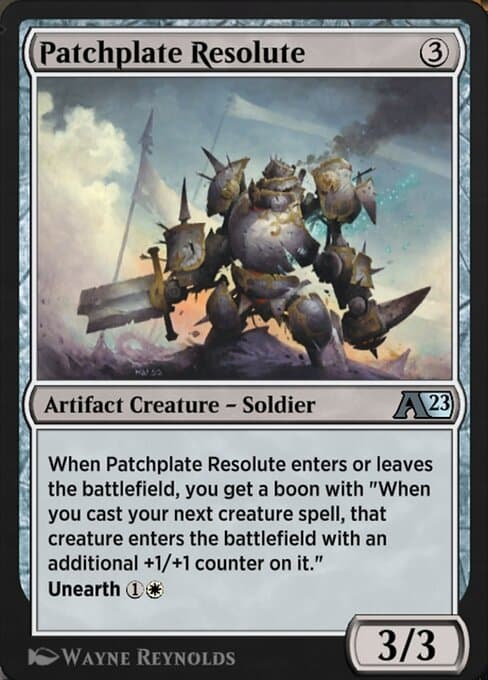 Patchplate Resolute (Uncommon)