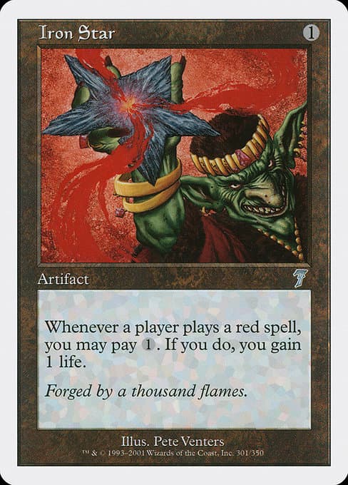 Iron Star from Seventh Edition (Uncommon)