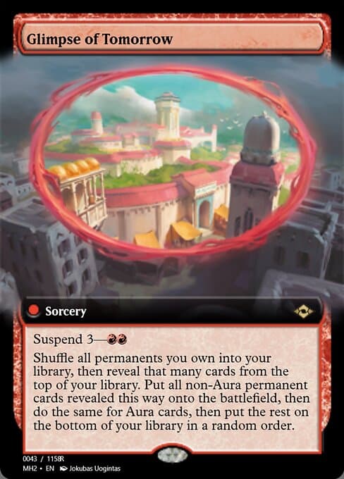 Glimpse of Tomorrow from Magic Online Promos (Rare)