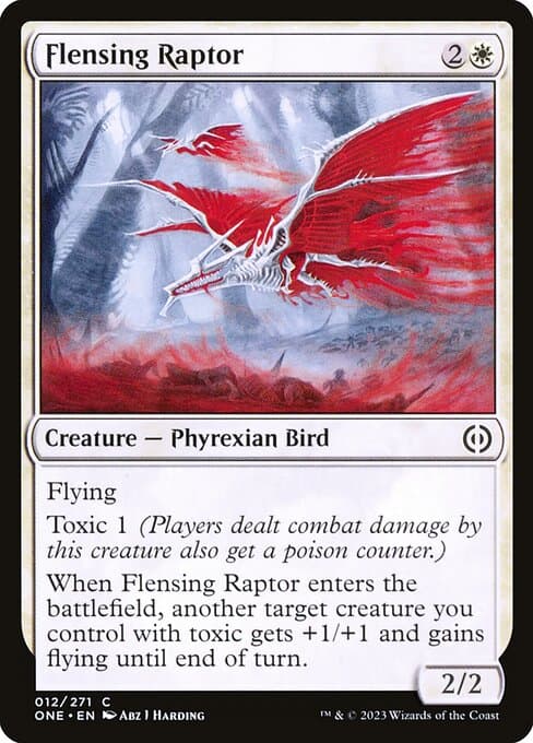 Flensing Raptor from Phyrexia: All Will Be One (Common)