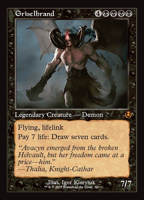 Griselbrand from Innistrad Remastered (Mythic)