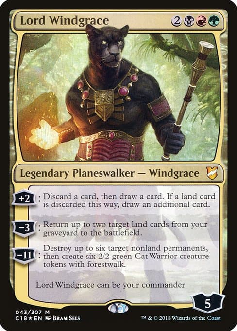 Lord Windgrace from Commander 2018 (Mythic)