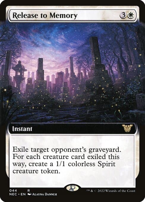 Release to Memory from Neon Dynasty Commander (Rare)
