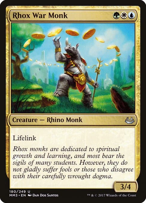 Rhox War Monk from Modern Masters 2017 (Uncommon)