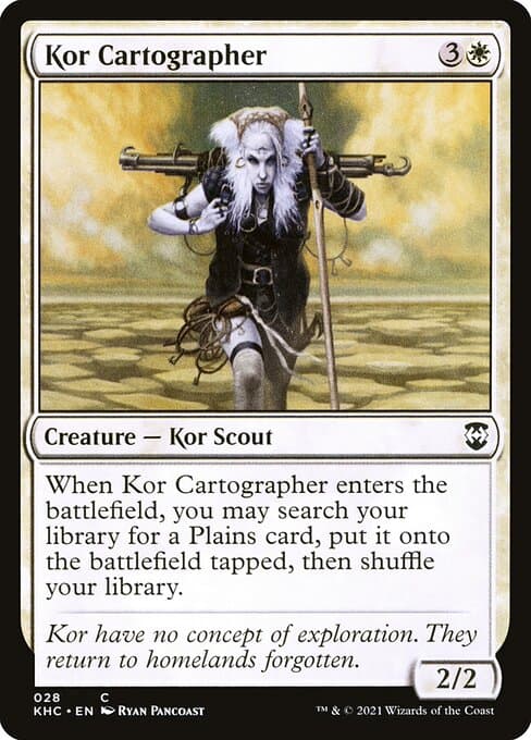 Kor Cartographer from Kaldheim Commander (Common)