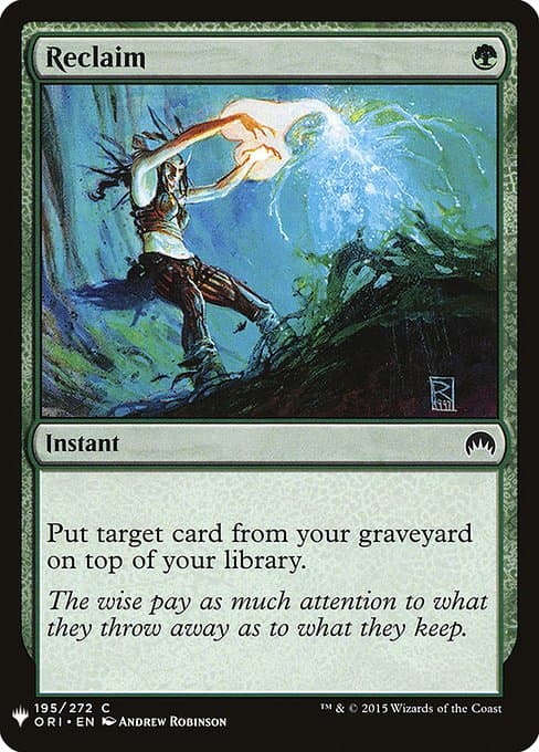 Reclaim from The List (Common)