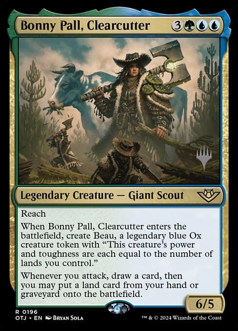Bonny Pall, Clearcutter from Outlaws of Thunder Junction Promos (Rare)
