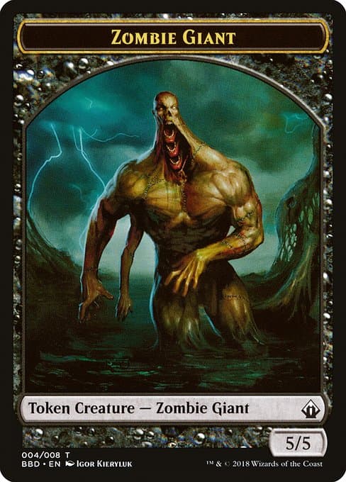 Zombie Giant from Battlebond Tokens (Common)