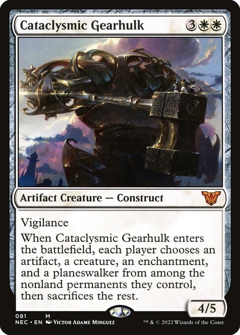Cataclysmic Gearhulk from Neon Dynasty Commander (Mythic)