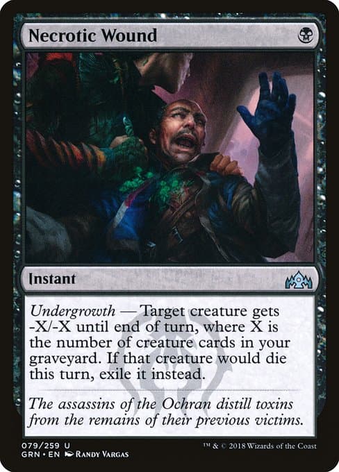 Necrotic Wound from Guilds of Ravnica (Uncommon)