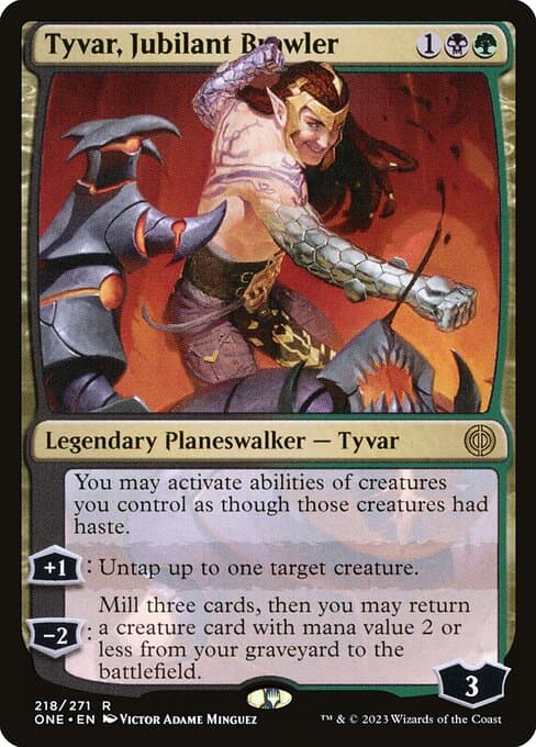 Tyvar, Jubilant Brawler from Phyrexia: All Will Be One (Rare)