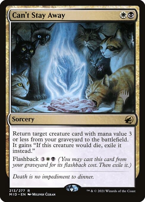 Can't Stay Away from Innistrad: Midnight Hunt Promos (Rare)