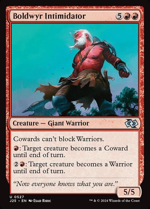 Boldwyr Intimidator from Foundations Jumpstart (Uncommon)