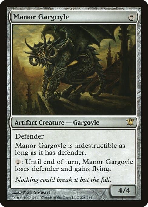 Manor Gargoyle from Innistrad (Rare)