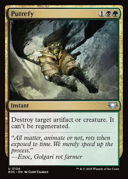 Putrefy from Edge of Eternities Commander (Uncommon)