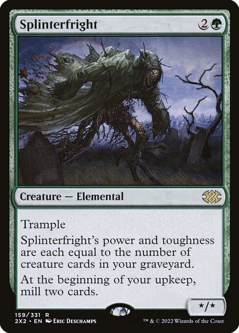 Splinterfright from Double Masters 2022 (Rare)