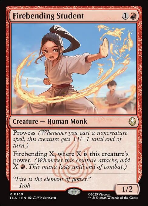Firebending Student from Avatar: The Last Airbender (Rare)