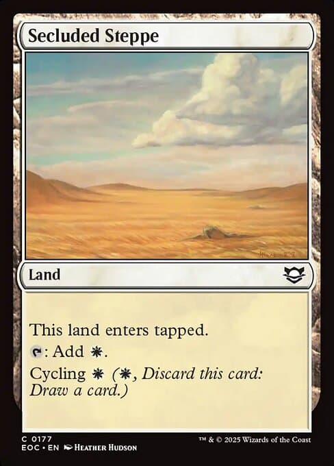Secluded Steppe from Edge of Eternities Commander (Common)