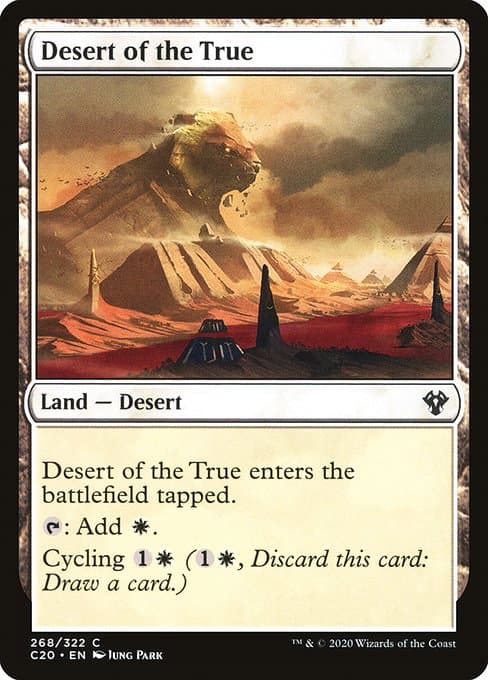 Desert of the True from Commander 2020 (Common)