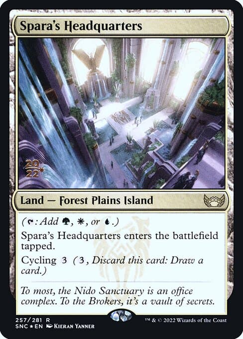 Spara's Headquarters from Streets of New Capenna Promos (Rare)
