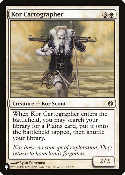 Kor Cartographer from The List (Common)
