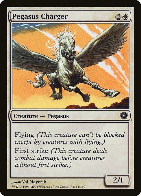 Pegasus Charger from Ninth Edition (Common)