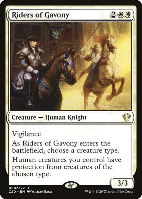 Riders of Gavony from Commander 2020 (Rare)