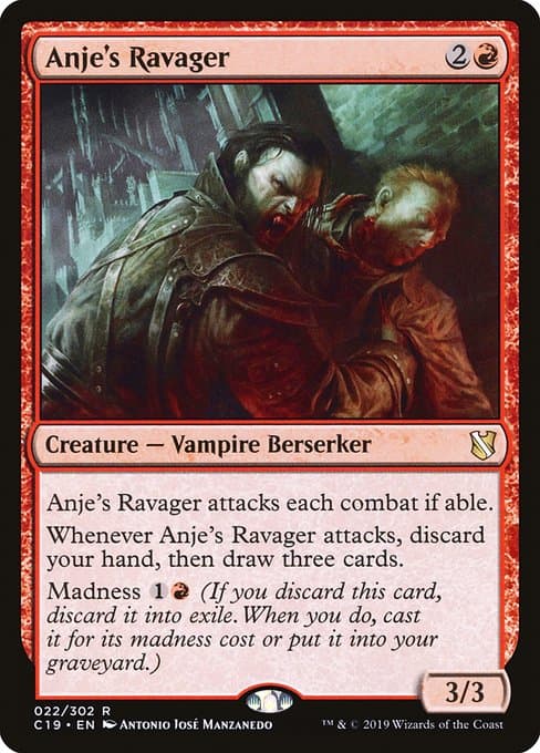 Anje's Ravager from Commander 2019 (Rare)