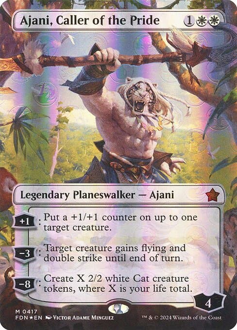Ajani, Caller of the Pride from Foundations (Mythic)